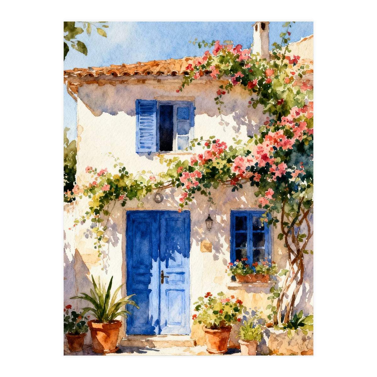Matisse Inspired Front House (Print Only)