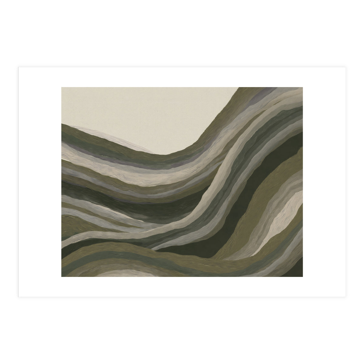 Moody Abstract Hills (Print Only)