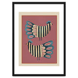 Striped Bird Pair I thumbnail