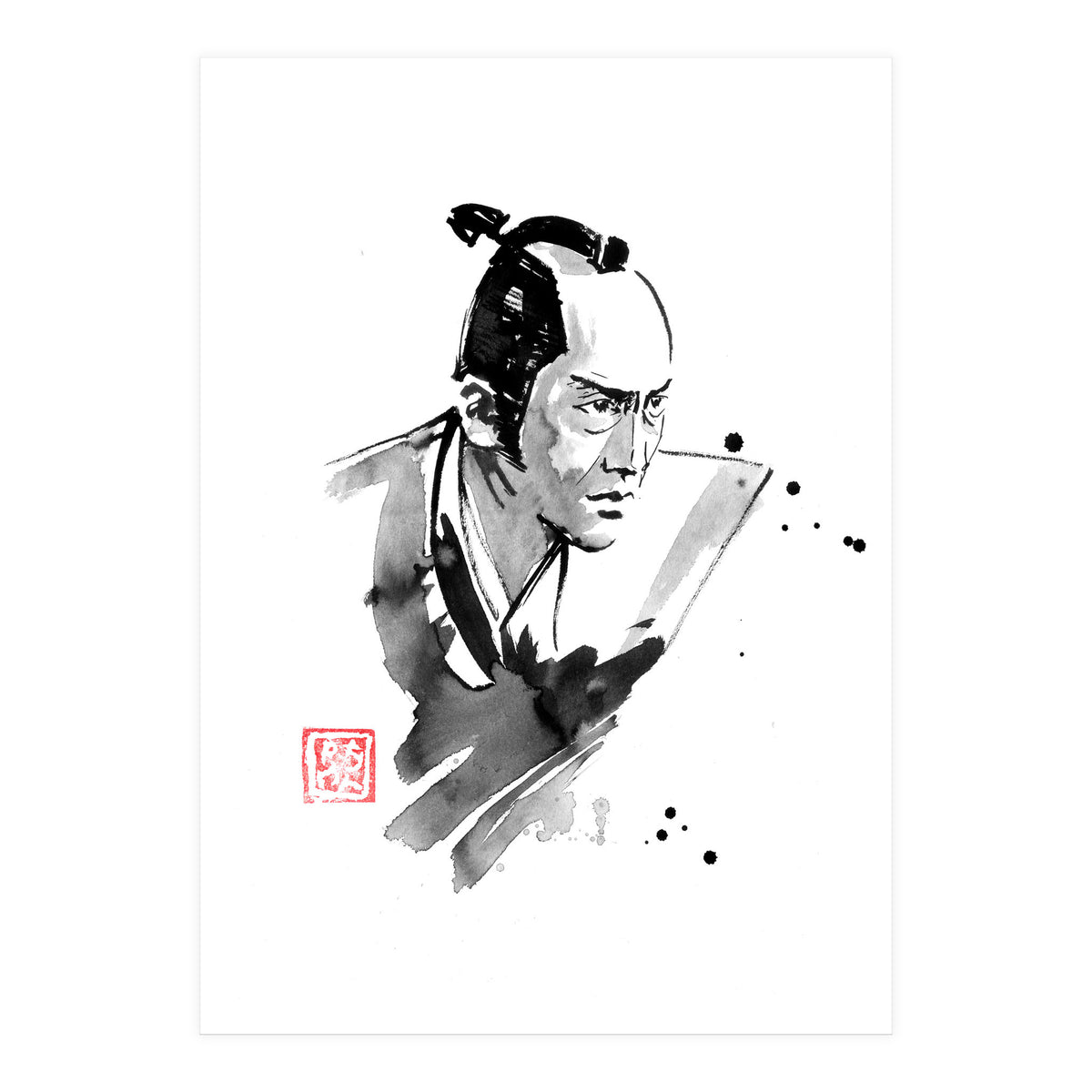 Samurai Begging (Print Only)