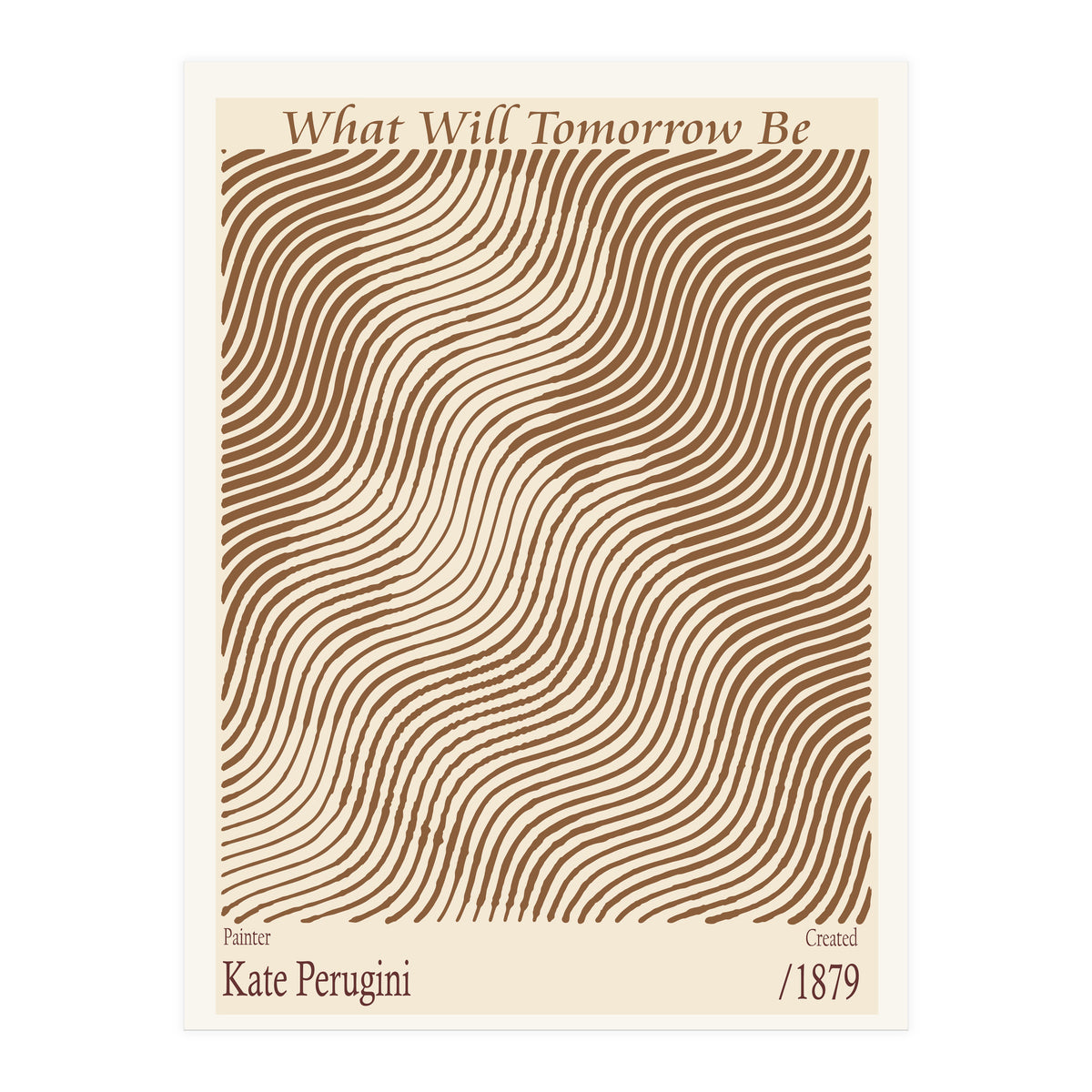 What Will Tomorrow Be – Kate Perugini (1879) (Print Only)