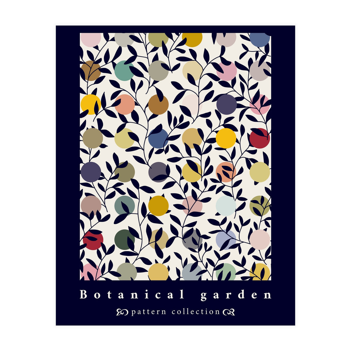 expectant iteration botanical garden pattern (Print Only)