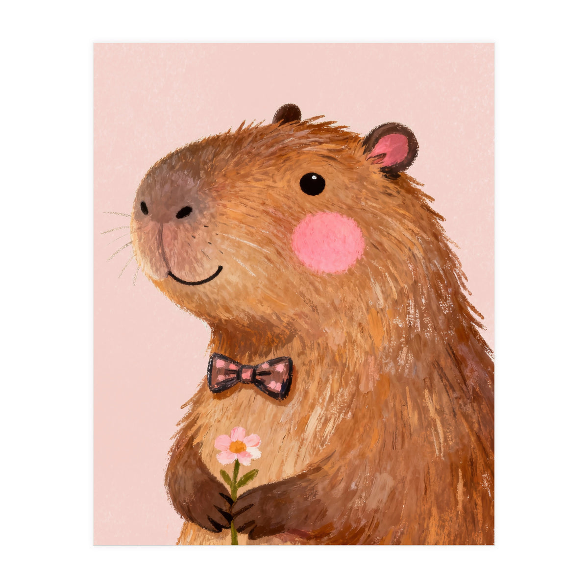 Capybara Kindergarten Nursery Art (Print Only)