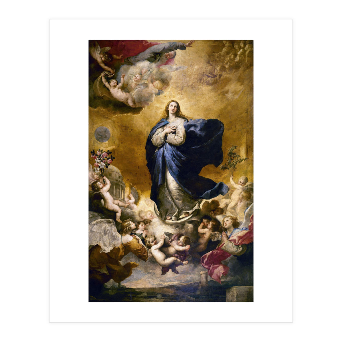 Immaculate Conception. Painted in Naples in 1635. Salamanca, Las Agostinas Church. JUSEPE DE RIBERA. (Print Only)