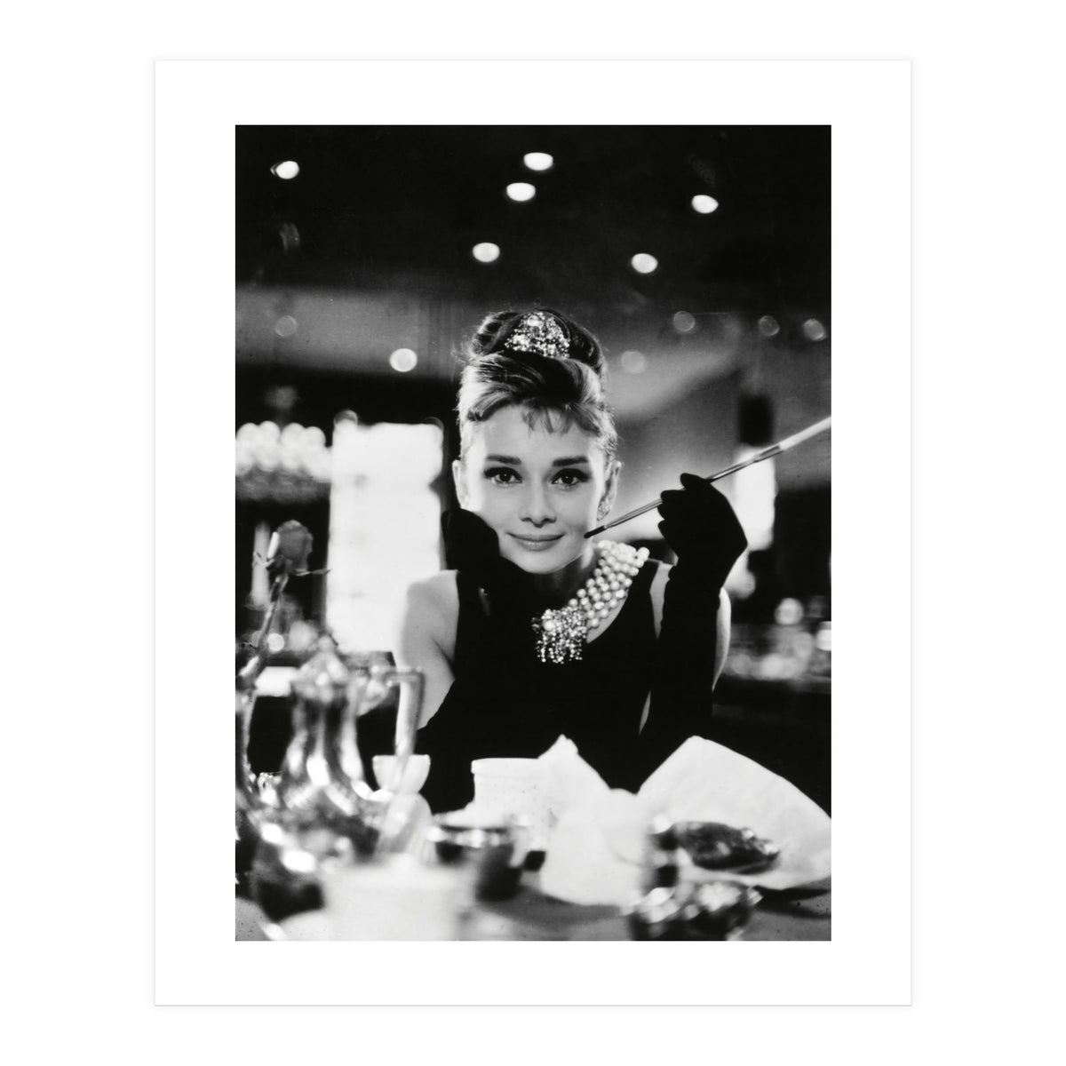 AUDREY HEPBURN in BREAKFAST AT TIFFANY'S (1961), directed by BLAKE EDWARDS. (Print Only)
