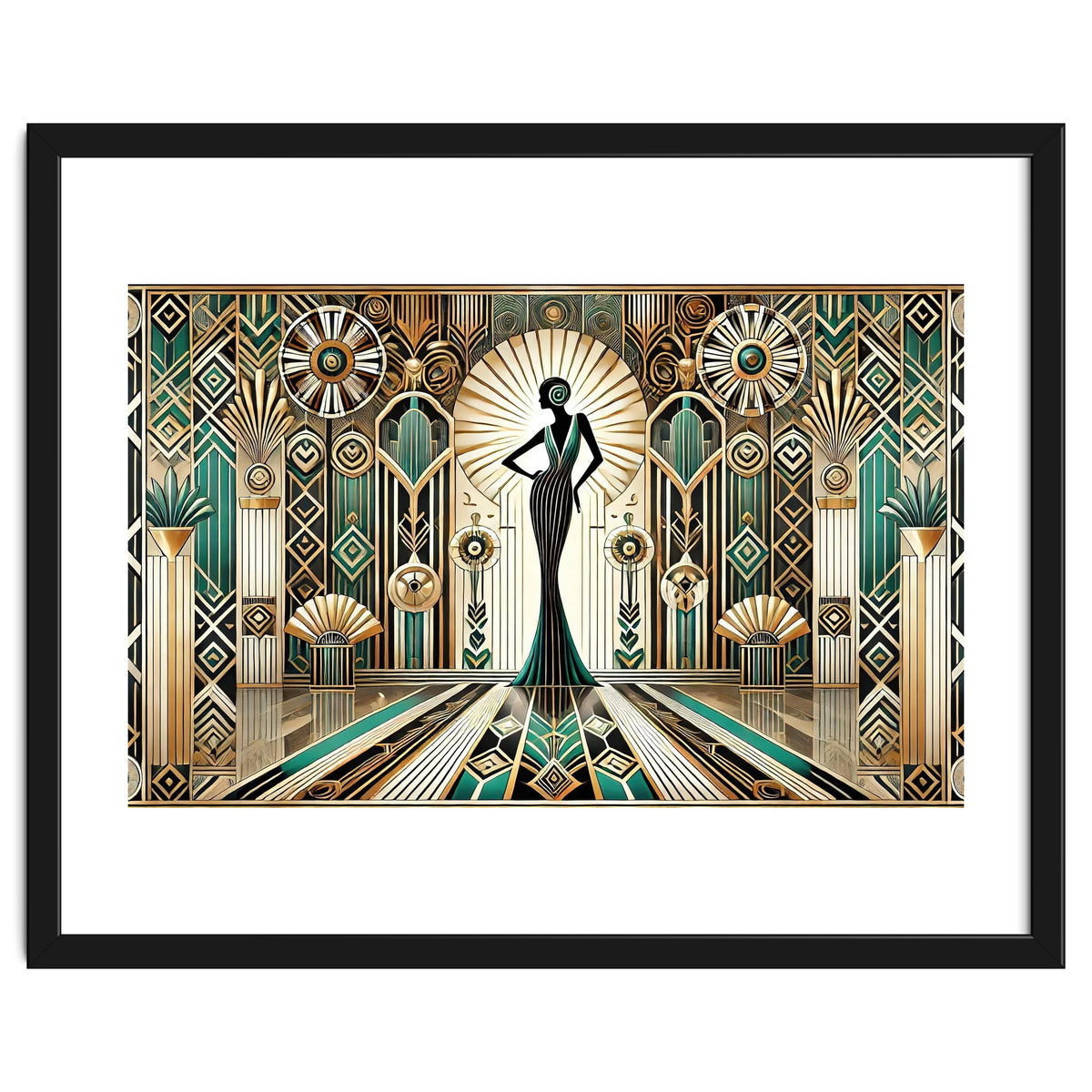 Art Deco Glamour Woman