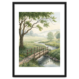 The Quiet Crossing: A Peaceful Meadow Bridge thumbnail
