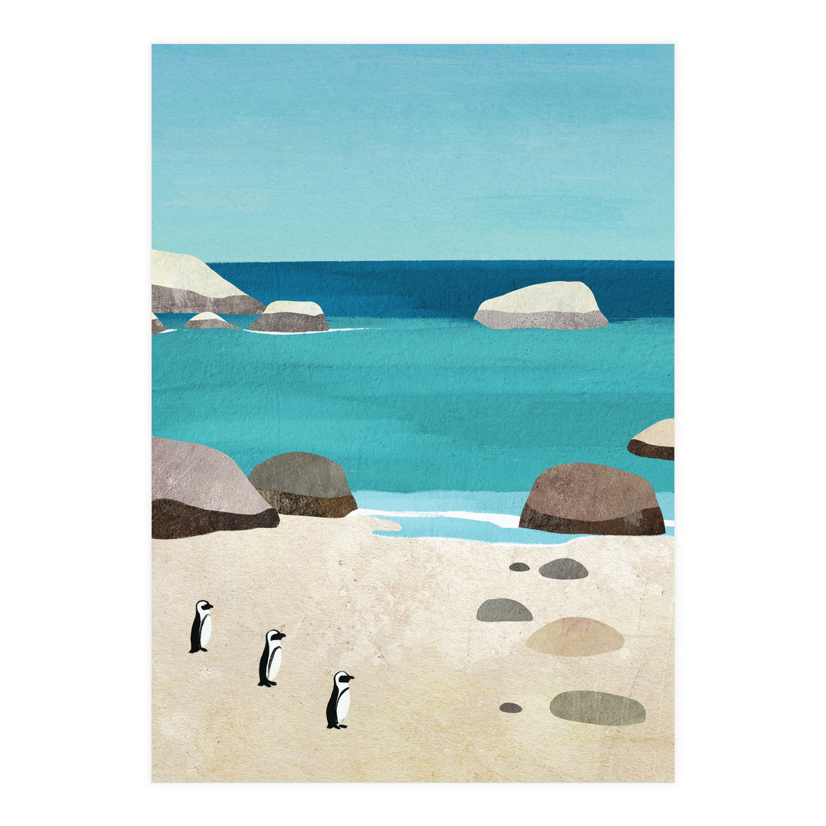 Penguins, Boulders Beach  (Print Only)