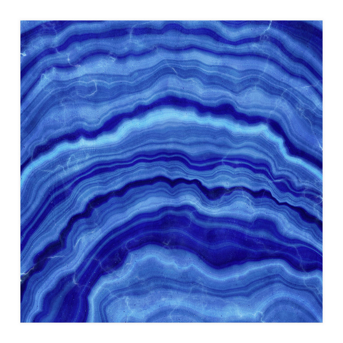 Blue Agate Texture 02 (Print Only)