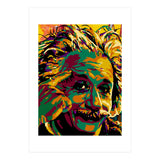 Albert Einstein Colorful Abstract 2 (Print Only) thumbnail
