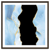 Blue & Gold Glitter Agate Texture 02 thumbnail