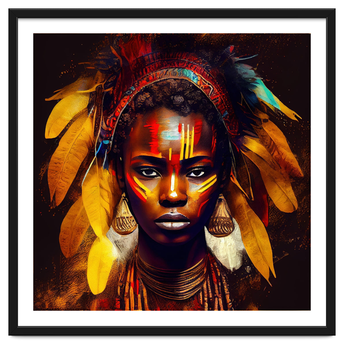 Powerful African Warrior Woman #2