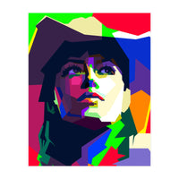 Jessica Biel Hollywood Movies WPAP Illustration Trending Now (Print Only)