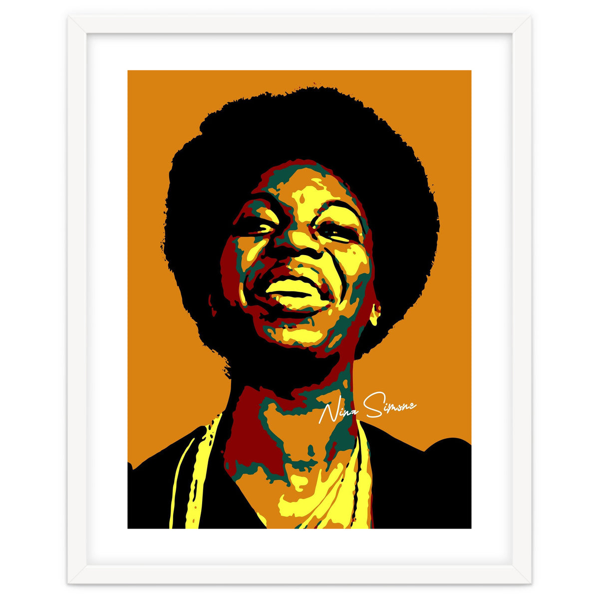 Nina Simone Music Legend in Pop Art