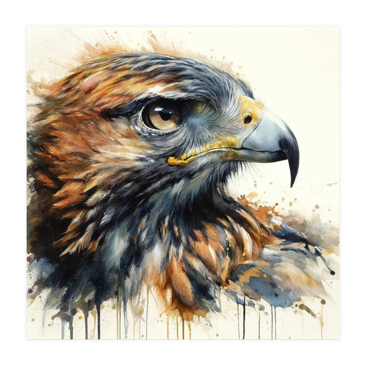 Eagle Gaze Across The Horizon (Print Only)