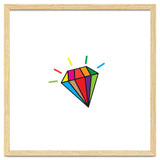 Rainbow colorful diamond thumbnail