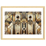 Art Deco Gold Geometric Pattern thumbnail