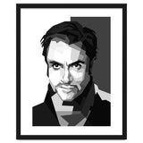 Simon Le Bon British Singer Black Illustration thumbnail