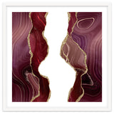 Burgundy & Gold Glitter Agate Texture 06 thumbnail