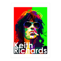 Keith Richards Pop Art WPAP (Print Only)