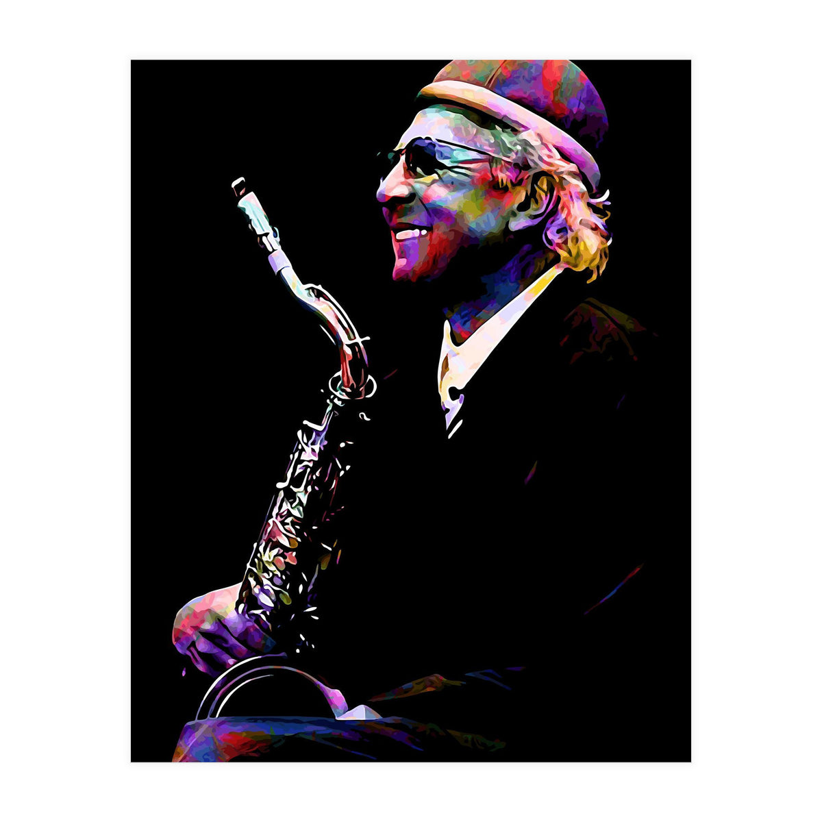 Charles Lloyd Jazz Saxophonist (Print Only)