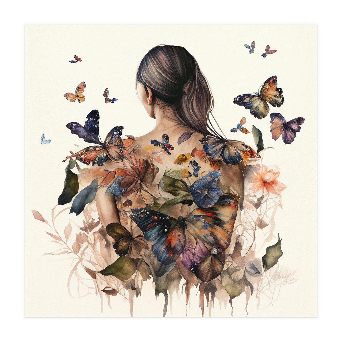 Butterfly Shoulder Bloom (Print Only)