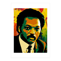 Jesse Jackson Colorful Abstract Art 2 (Print Only)