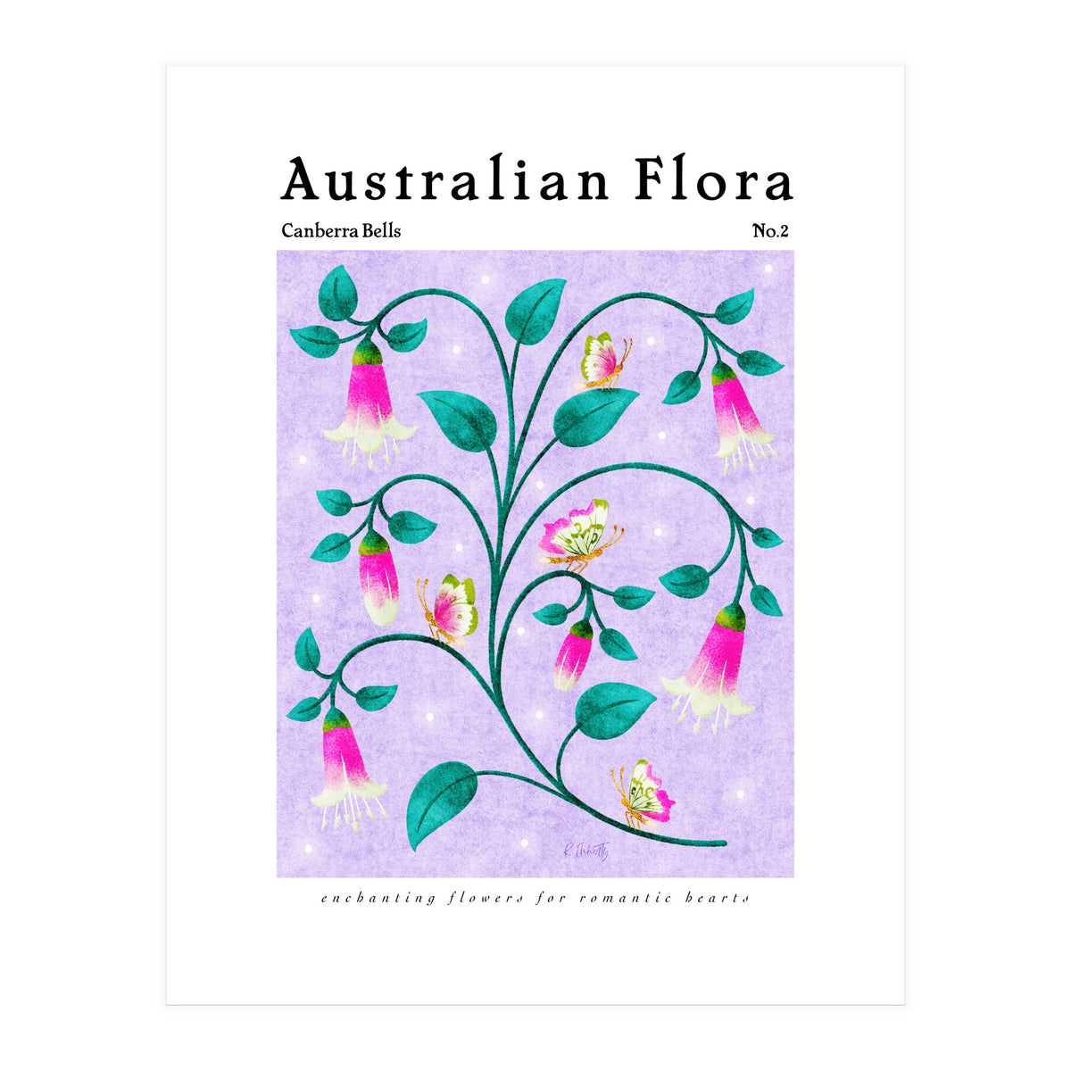 Australian Flora: Canberra Bells (Print Only)