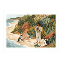 Penguin Friends By The Sea (Print Only)