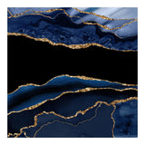 Navy & Gold Agate Texture 11  (Print Only) thumbnail