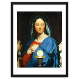 Jean Auguste Dominique Ingres / 'The Virgin Mary Prays to the Host', 1866. thumbnail