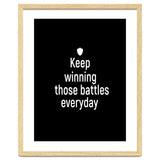 Keep winning those battles everyday thumbnail