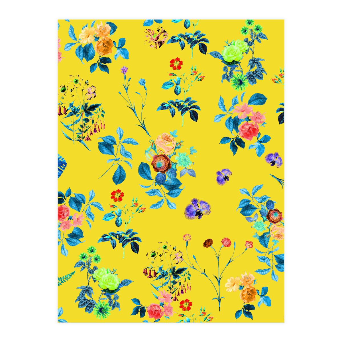 Floral Shower || #society6 #decor #buyart (Print Only)