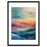 Ethereal Abstract Mountain Mist Painting thumbnail