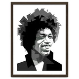 Jimi Hendrix Rock And Blues Music Black White thumbnail