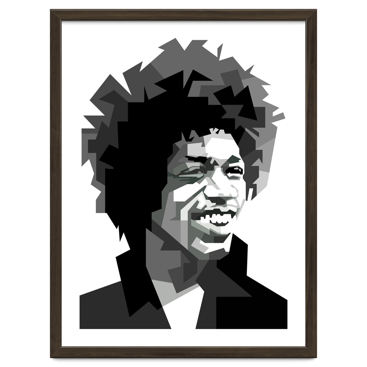 Jimi Hendrix Rock And Blues Music Black White