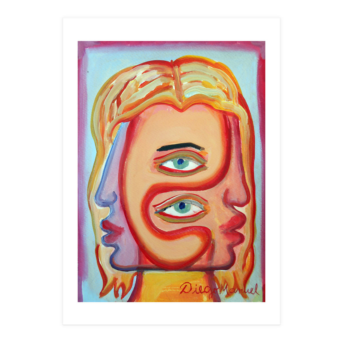 Cabeza De Mujer 10 (Print Only)