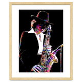 Gato Barbieri  Argentine Jazz Saxophonist Colorful Art thumbnail