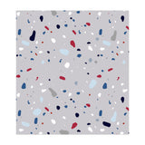 Modern Gray Blue Rounded Terrazzo (Print Only) thumbnail