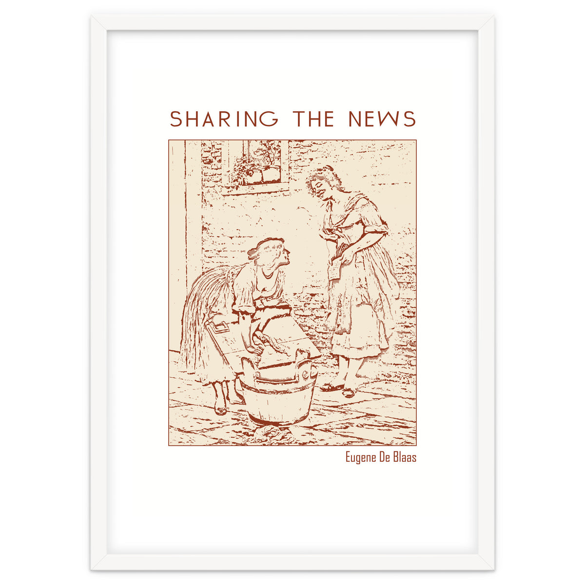 Sharing The News – Eugene De Blaas