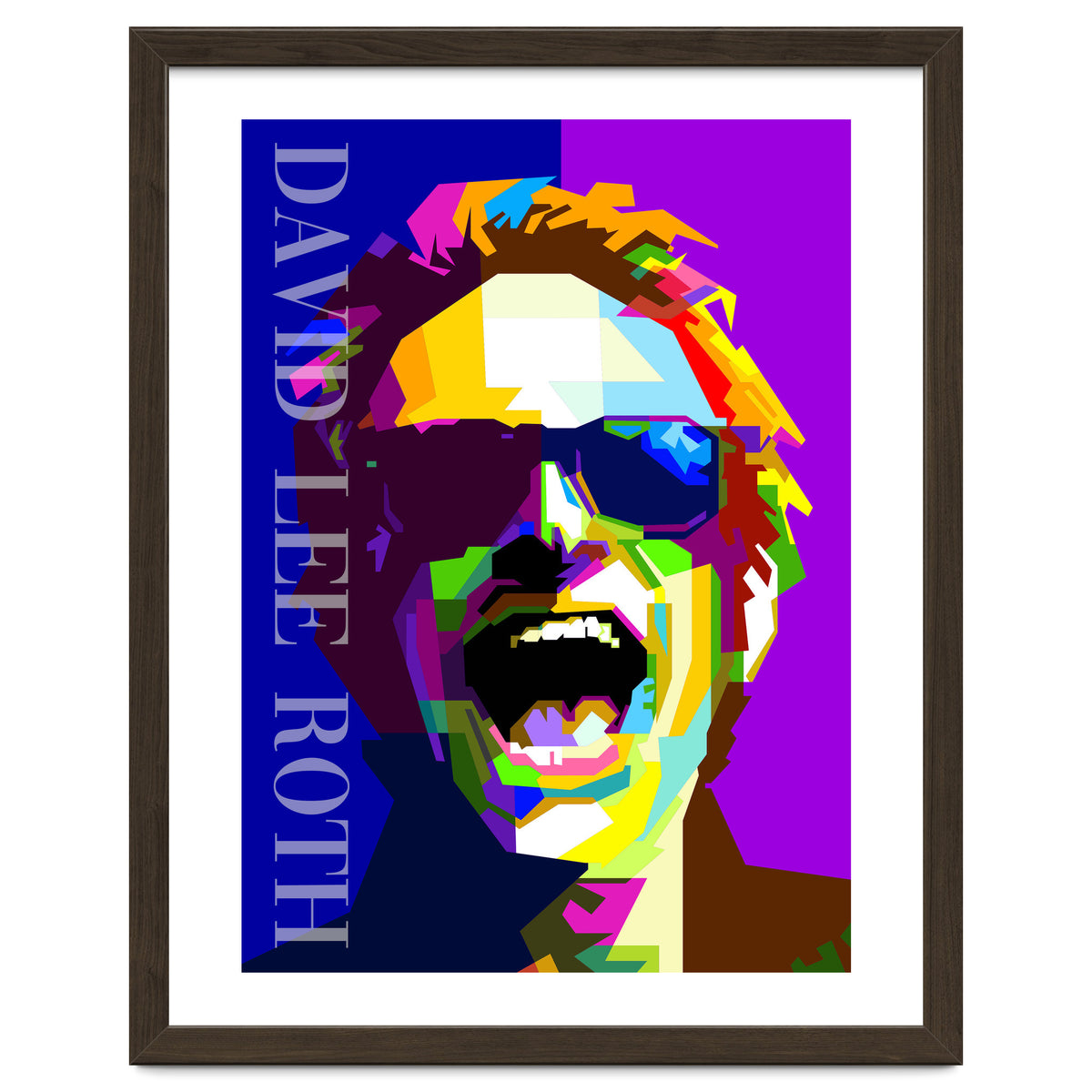 David Lee Roth Rock Singer Art WPAP