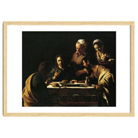 Caravaggio / 'Supper at Emmaus', 1606, Oil on canvas, 141 x 175 cm. JESUS. CRISTO RESUCITADO.