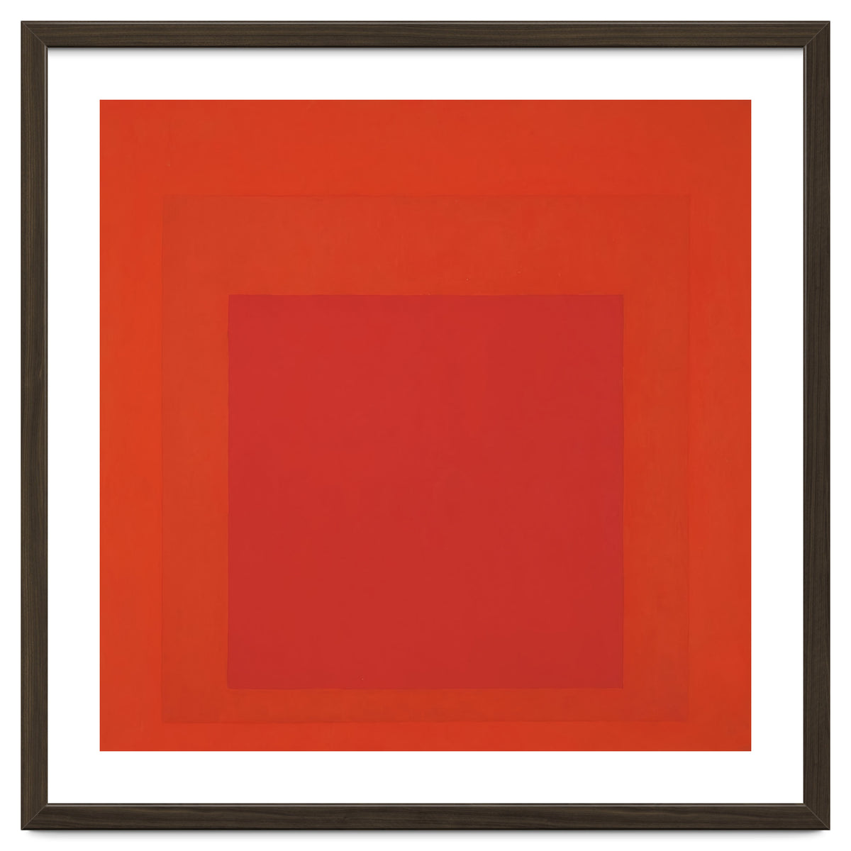 JOSEF ALBERS - HOMAGE TO THE SQUARE RED