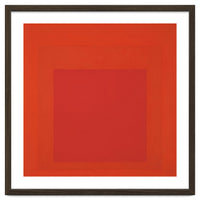 JOSEF ALBERS - HOMAGE TO THE SQUARE RED