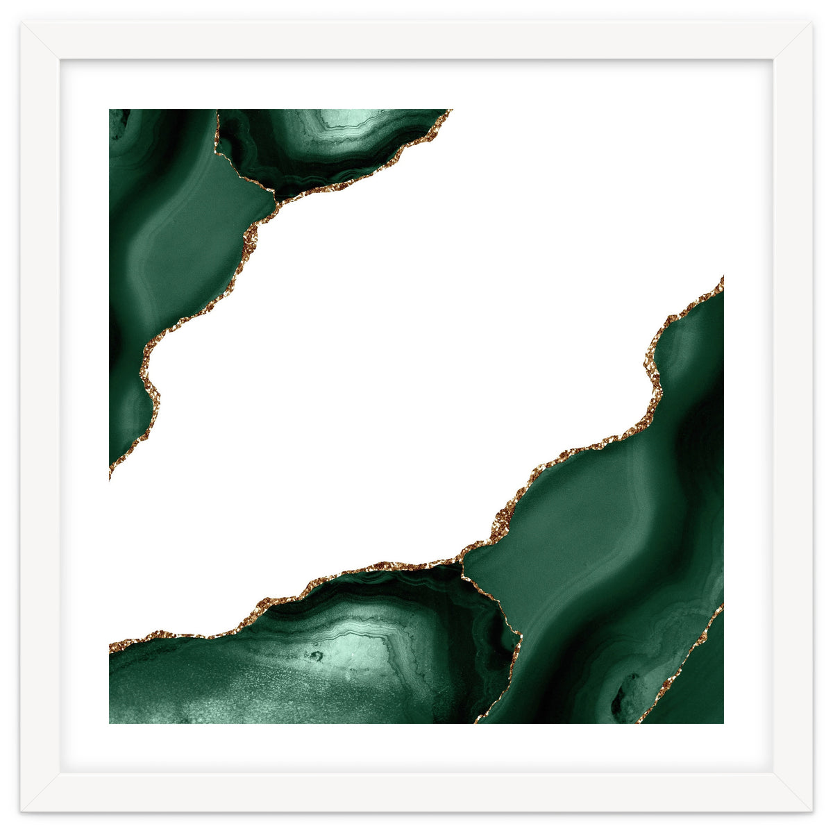 Emerald & Gold Agate Texture 16