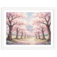 Sakura Path: Serene Cherry Blossom Avenue