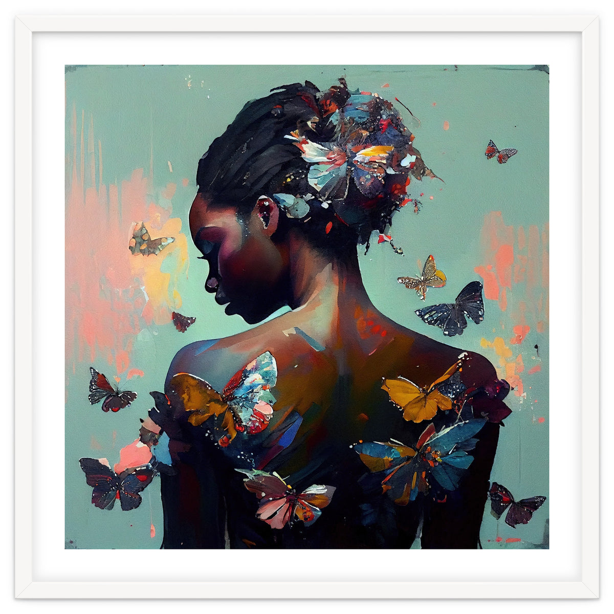 Powerful Butterfly Woman Body #1