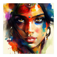 Radiant Bindi Hindu Portrait (Print Only)