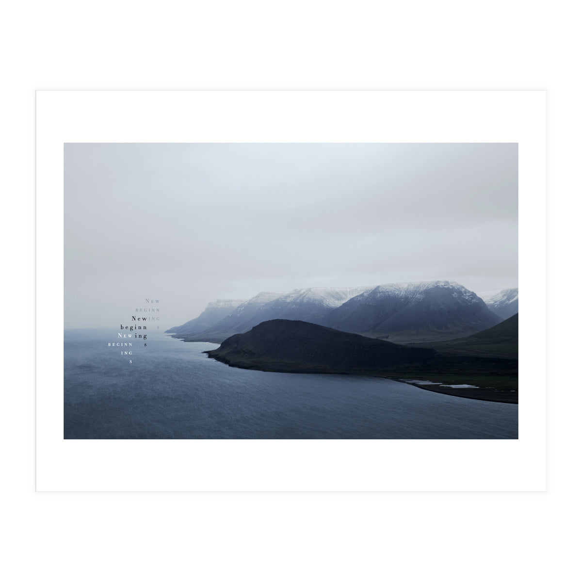 Photography - Scandinavia Fjord - New begginings (Print Only)
