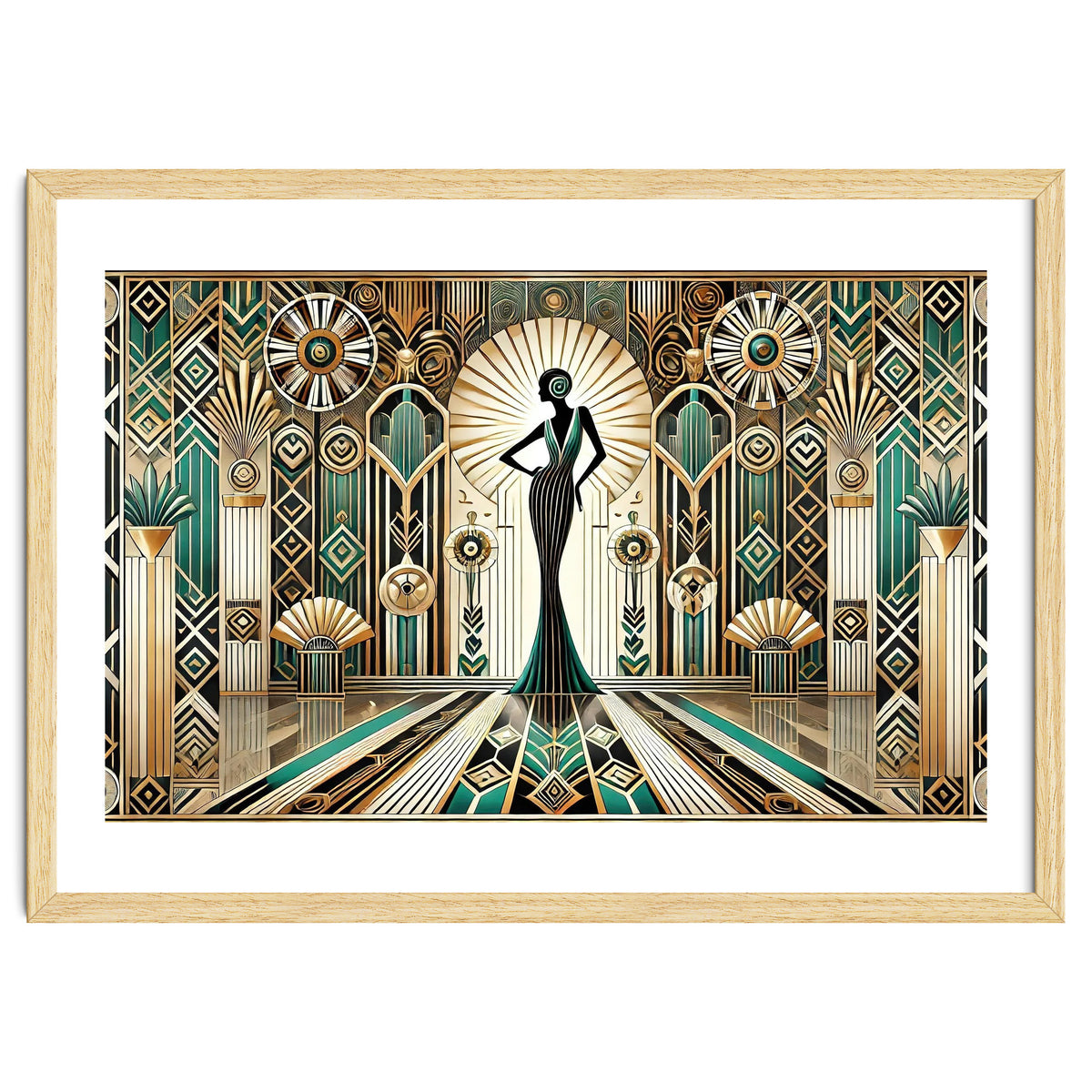 Art Deco Glamour Woman